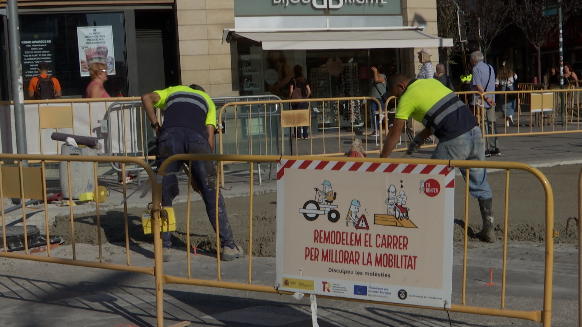 Les obres de la carretera de Collblanc encaren la recta final - L’Hdigital